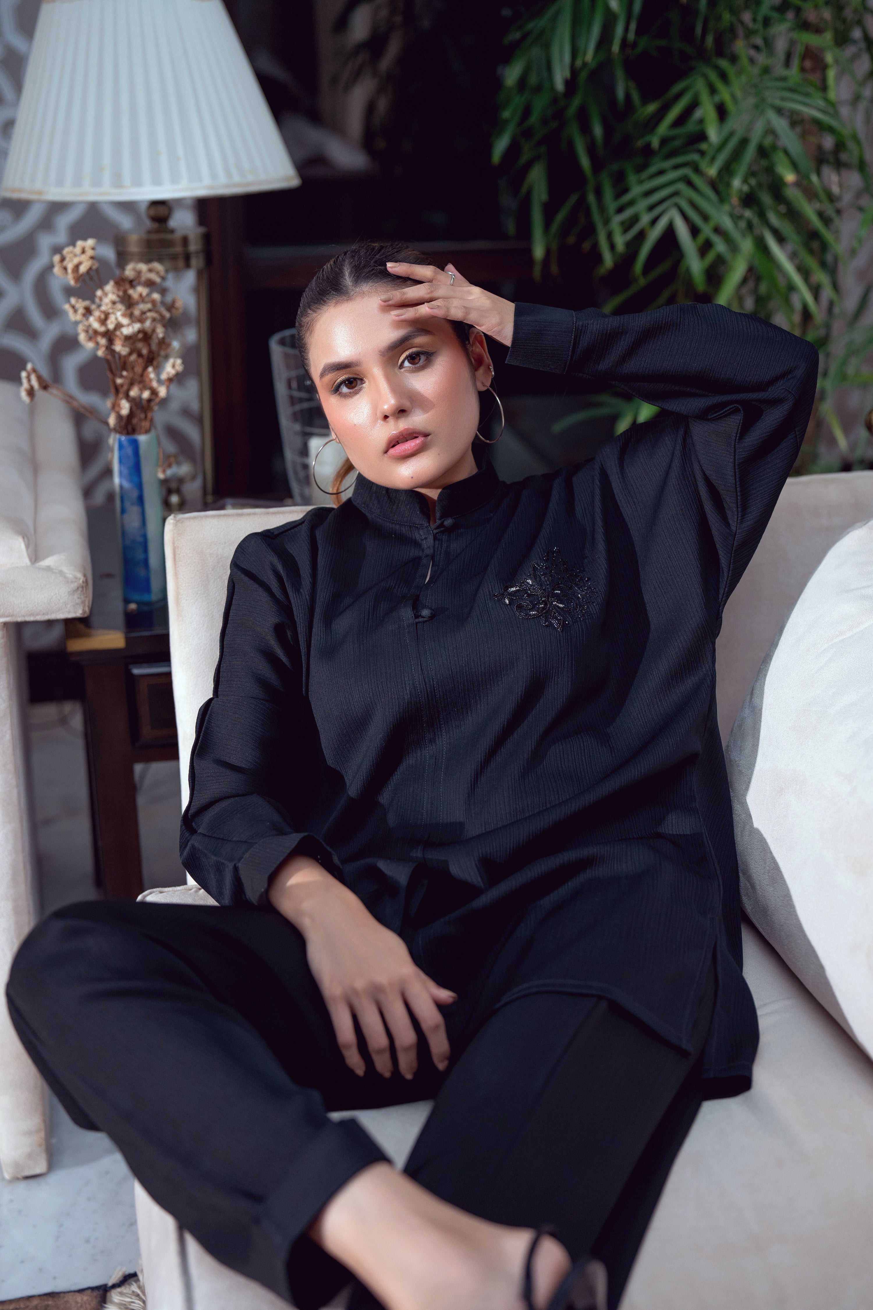 Coord Set - Crushed Black